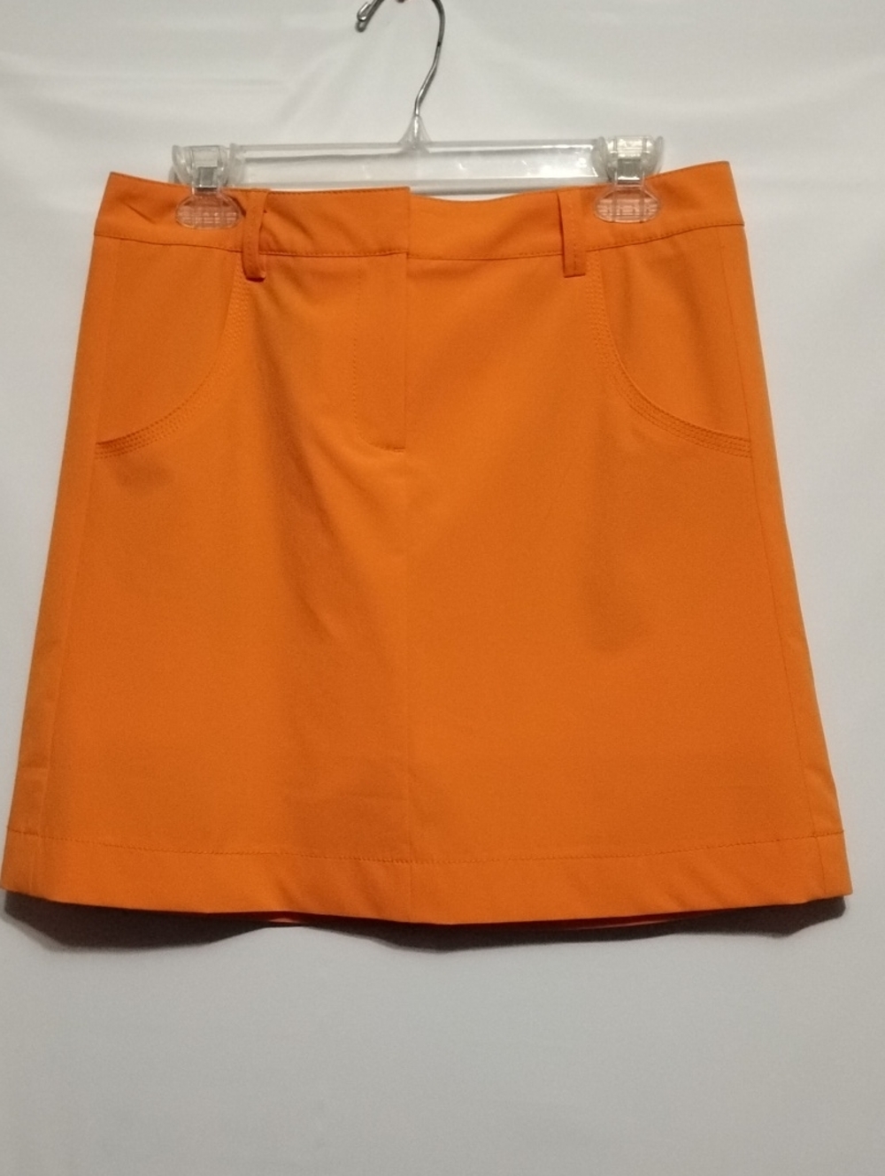 Cutter&Buck Annika Bright Orange A-Line Golf Skort